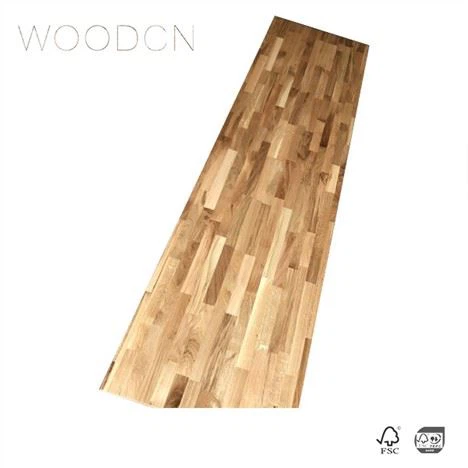 Bänkskiva för slaktblock i massiv vit ek