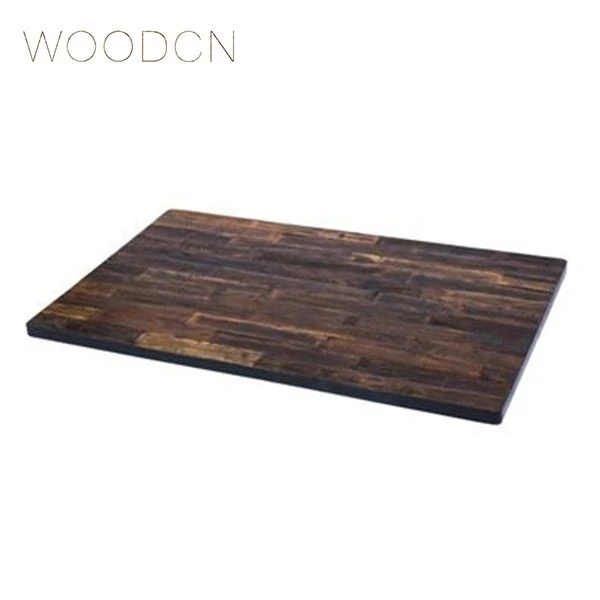 Old Elm Wood Faner Office Desktop 30x48x1,25''