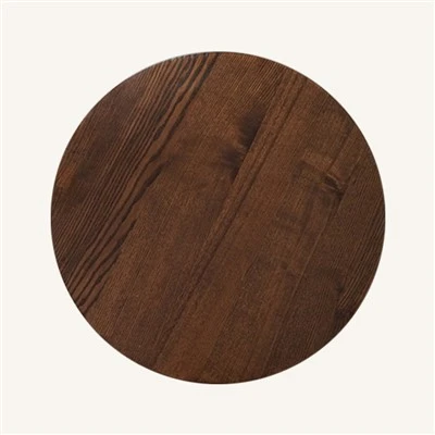Solid Ash Wood Dining Table Top i Walnut Color Leverantör